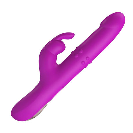 PRETTYLOVE Reese Vibe – мултифункционален вибратор с въртящи се топчета и USB зареждане