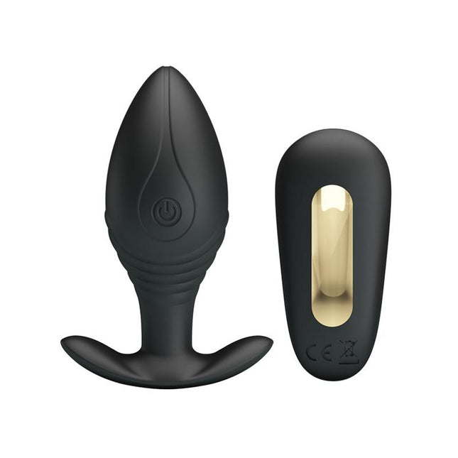 PRETTYLOVE Regina Royal – анален плъг с дистанционно и USB зарядно