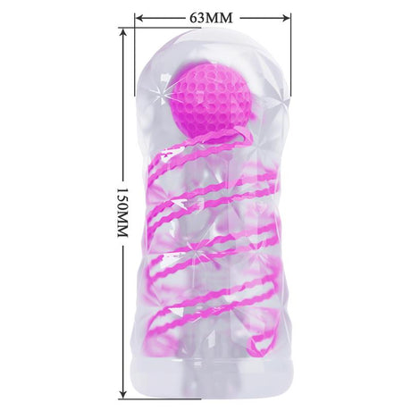 PRETTYLOVE Reusable Male Masturbator – компактен и многократен стимулатор