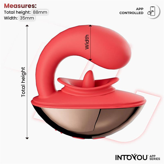 Rondy от Intoyou® App Series – Двоен стимулатор с апликация и дискретен дизайн