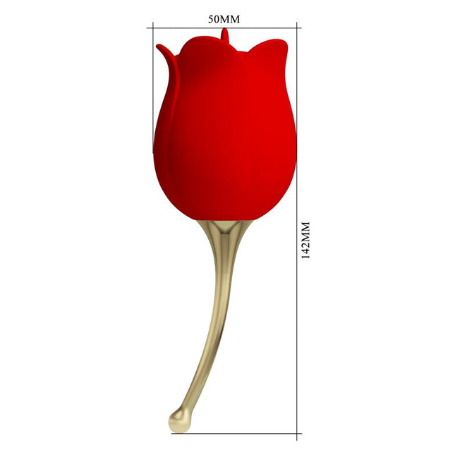 PRETTYLOVE Rose Lover – вибриращ стимулатор с 12 функции