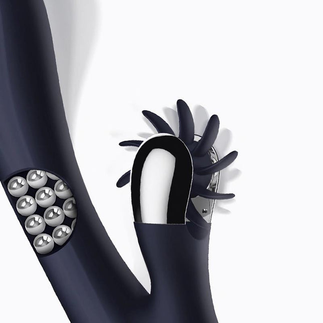 Royalspace Vibe with Rotating Tongues and 360∫ Internal Beads Blue