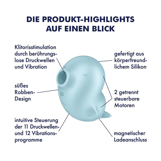 Sassy Seal Clit sucker with Vibration