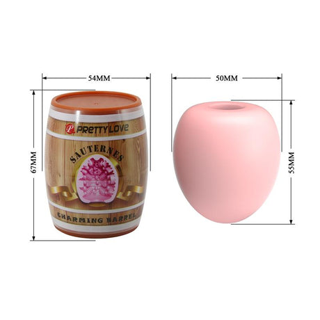 PRETTYLOVE Sauternes – гъвкав мъжки мастурбатор с текстуриран тунел