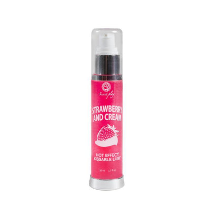 Hot Effect Strawberry with Cream Lubricant 50 ml – SECRET PLAY