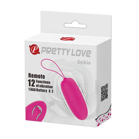 PRETTYLOVE Selkie – вибриращо яйце с дистанционно управление
