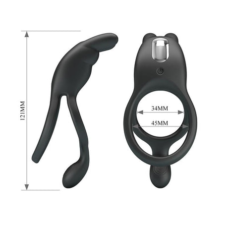 Seth Vibrating Double Cock Ring