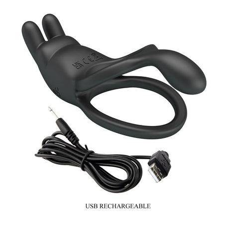 Seth Vibrating Double Cock Ring