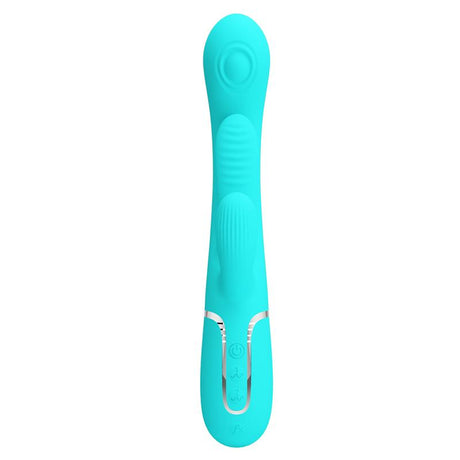 PRETTYLOVE Shania Tripple Rabbit – вибратор с 7 нива на вибрация и уникална текстура