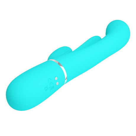 PRETTYLOVE Shania Tripple Rabbit – вибратор с 7 нива на вибрация и уникална текстура