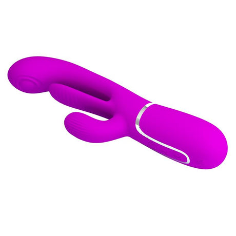 PRETTYLOVE Shania Vibe – вибратор с езиче и пулсации, силикон