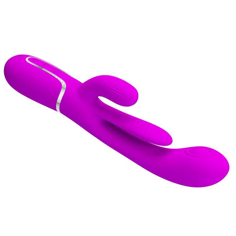 PRETTYLOVE Shania Vibe – вибратор с езиче и пулсации, силикон
