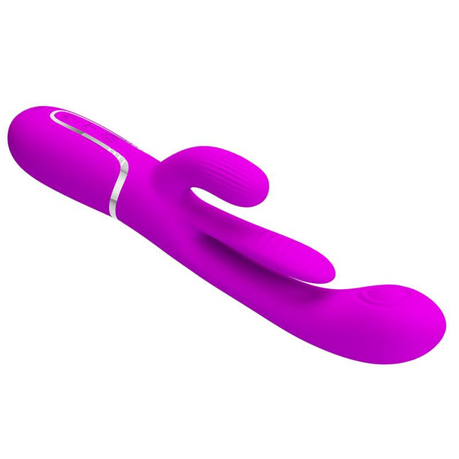 PRETTYLOVE Shania Vibe – вибратор с езиче и пулсации, силикон