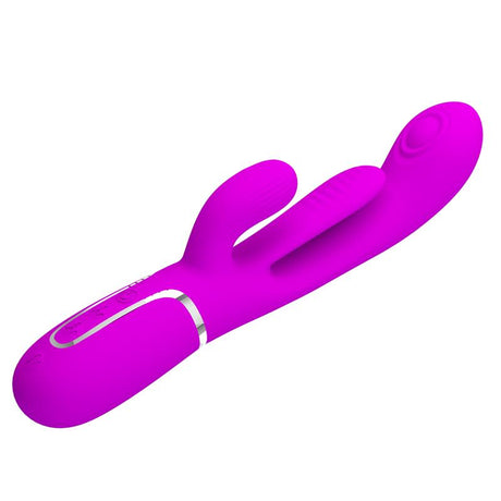 PRETTYLOVE Shania Vibe – вибратор с езиче и пулсации, силикон