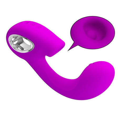 PRETTYLOVE Sibel Vibe – водоустойчив вибратор с 10 режима на вибрация и потупване
