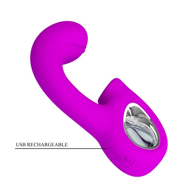 PRETTYLOVE Sibel Vibe – водоустойчив вибратор с 10 режима на вибрация и потупване