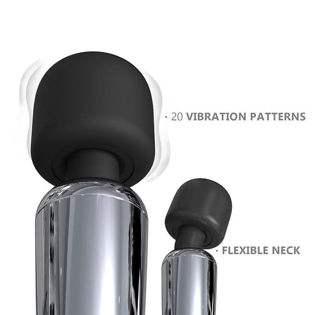 Silvery – Хипер мощен wand масажор с хромиран дизайн | Action