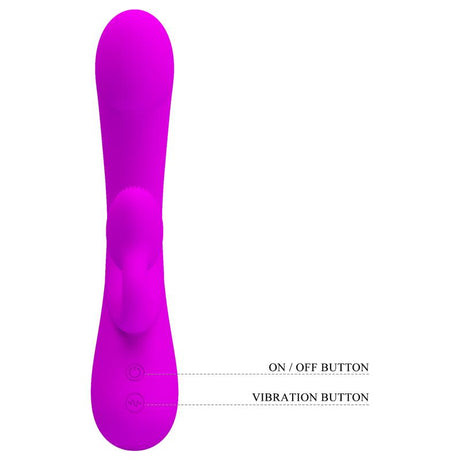 PRETTYLOVE Sincere Vibrator Full Cover – водоустойчив Rabbit вибратор с 10 режима