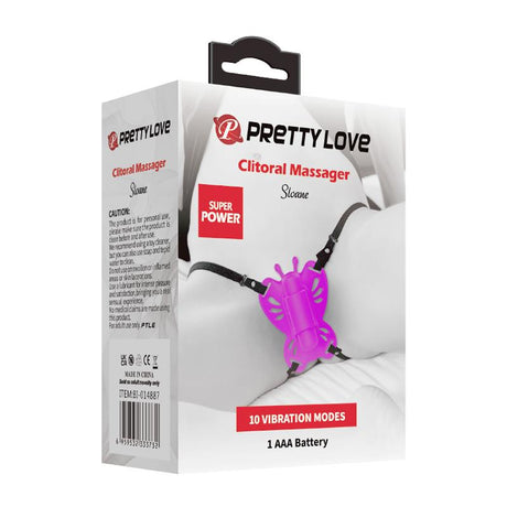 PRETTYLOVE Sloane – водоустойчив клиторален стимулатор с 10 вибрации