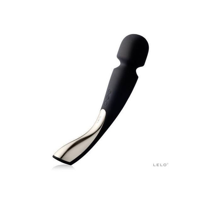LELO Smart Wand 2 Large Black – мощен безжичен масажор с гъвкава глава