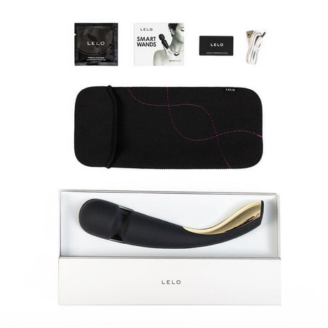 LELO Smart Wand 2 Large Black – мощен безжичен масажор с гъвкава глава