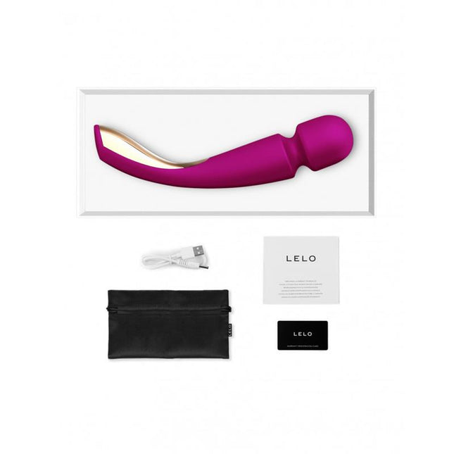 LELO Smart Wand 2 Large Deep Rose – мощен безжичен масажор с гъвкава глава