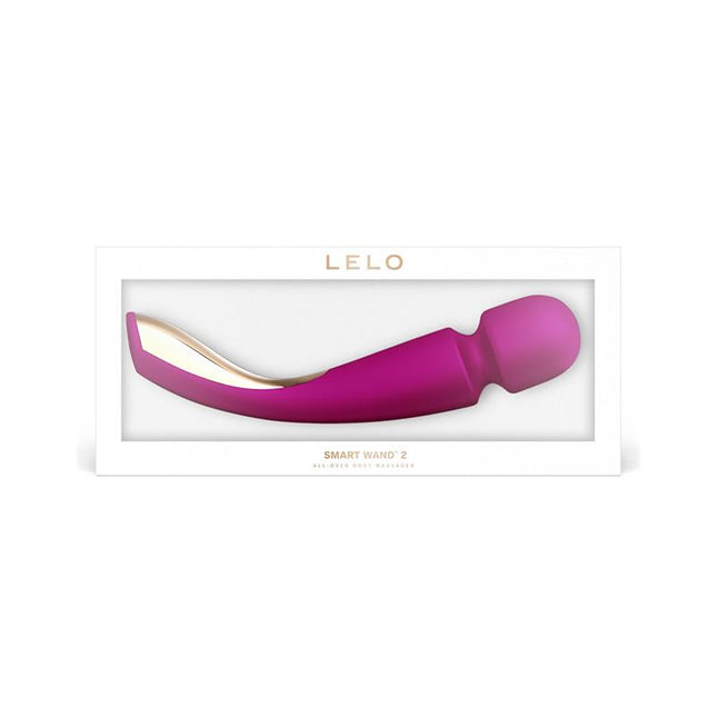 LELO Smart Wand 2 Large Deep Rose – мощен безжичен масажор с гъвкава глава