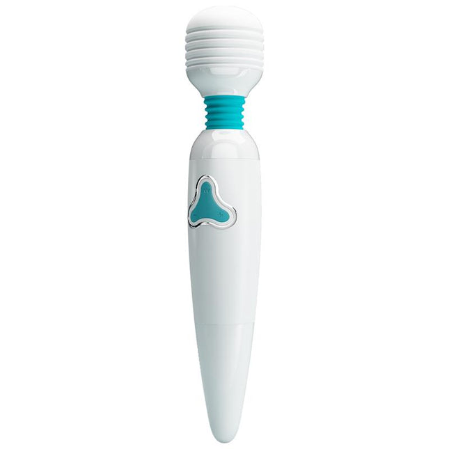 PRETTYLOVE Stavros Wand White – мощен вибратор с гъвкава глава