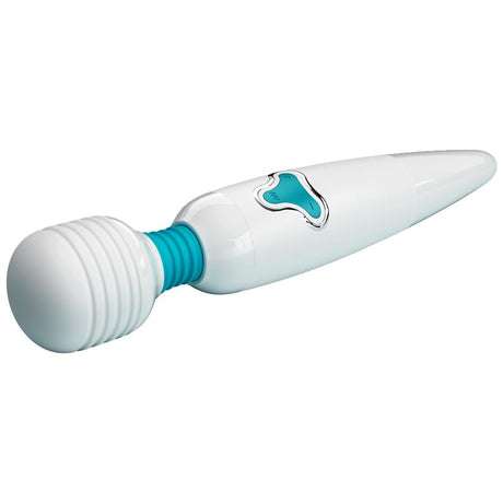 PRETTYLOVE Stavros Wand White – мощен вибратор с гъвкава глава