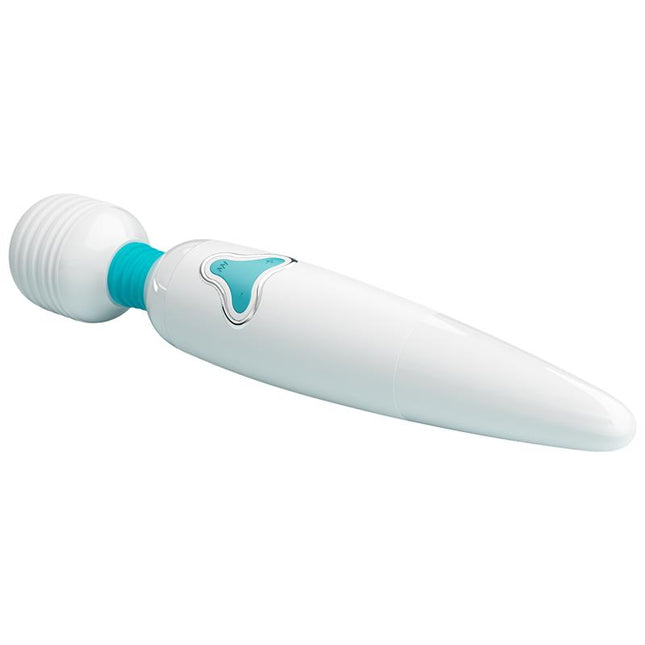PRETTYLOVE Stavros Wand White – мощен вибратор с гъвкава глава