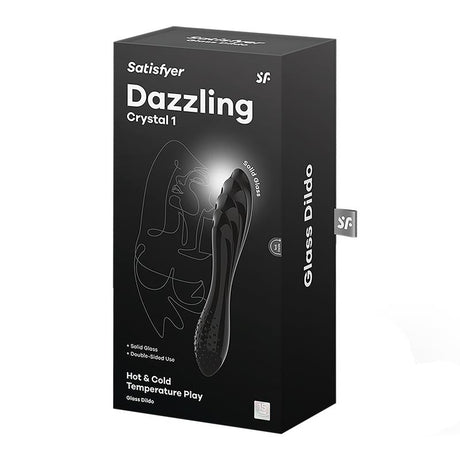 Stimulator Dazzling Crystal 1 Hot and Cold Black