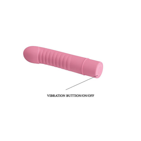 PRETTYLOVE Mick – силиконов стимулатор с 10 вибрации, розов