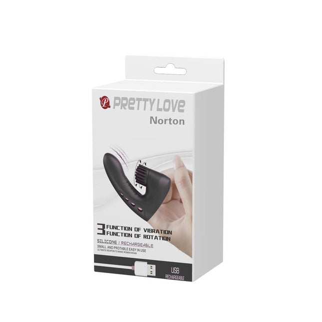 PRETTYLOVE Magic Drill – водоустойчив ротационен стимулатор с USB зареждане