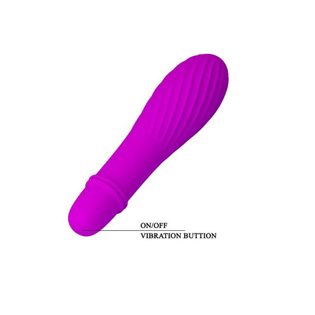 PRETTYLOVE Solomon Purple – компактен вибратор с 10 режима
