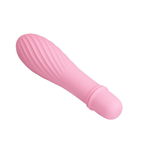 PRETTYLOVE Solomon Soft Pink – водоустойчив стимулатор с 10 режима
