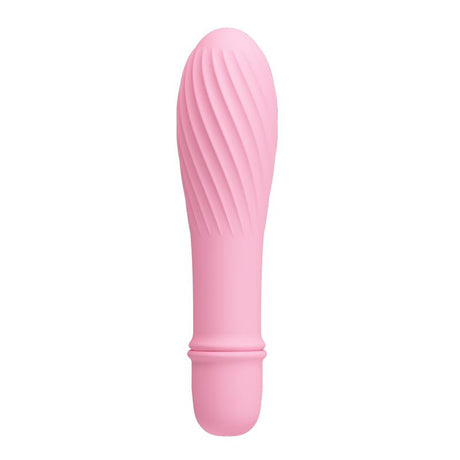 PRETTYLOVE Solomon Soft Pink – водоустойчив стимулатор с 10 режима