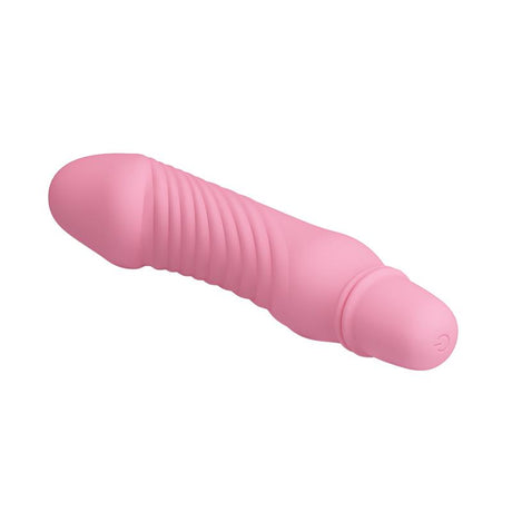 PRETTYLOVE Stev Soft Pink – вибратор с 10 режима и специална форма