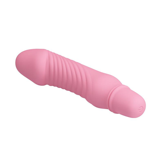 PRETTYLOVE Stev Soft Pink – вибратор с 10 режима и специална форма