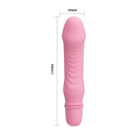 PRETTYLOVE Stev Soft Pink – вибратор с 10 режима и специална форма