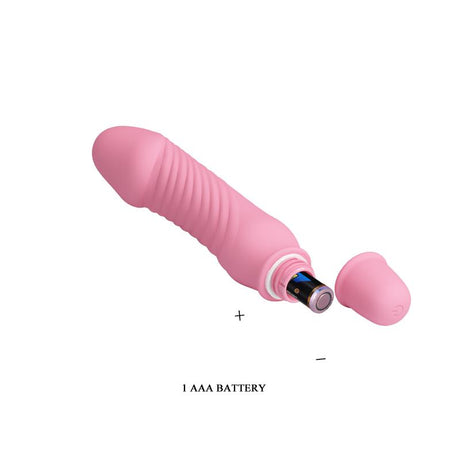 PRETTYLOVE Stev Soft Pink – вибратор с 10 режима и специална форма