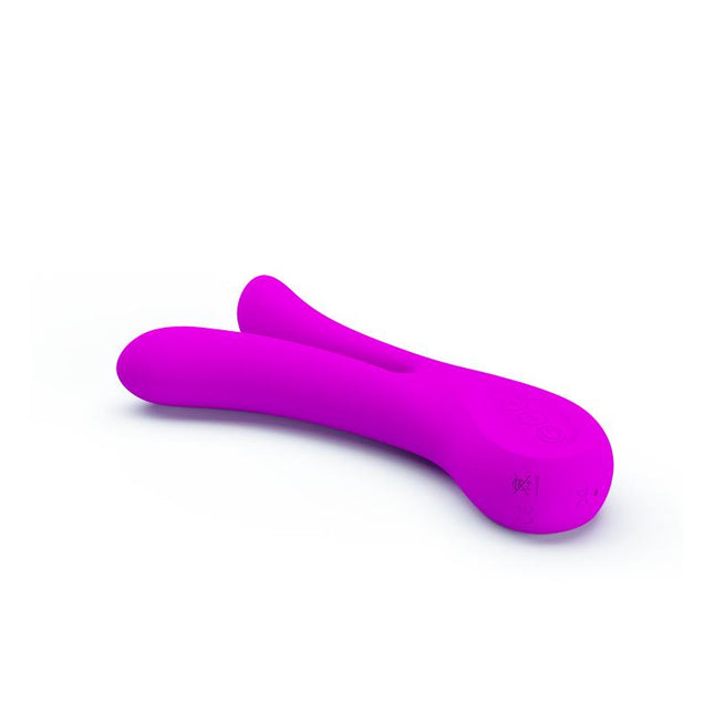 PRETTYLOVE Ulysses Pink – водоустойчив стимулатор с 12 вибрационни режима