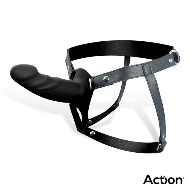 Страпон с кух дилдо S – регулируем харнес от премиум силикон