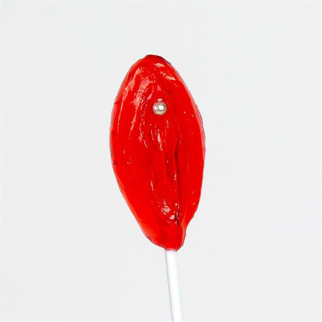 Strawberry Lollipop Vagina-shaped