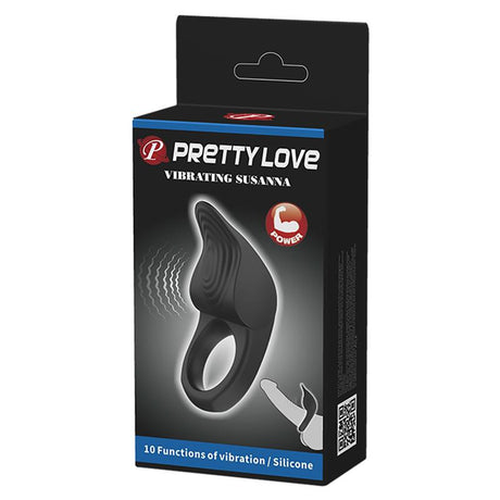 PRETTYLOVE Susanna – вибриращ пенис пръстен с 10 режима