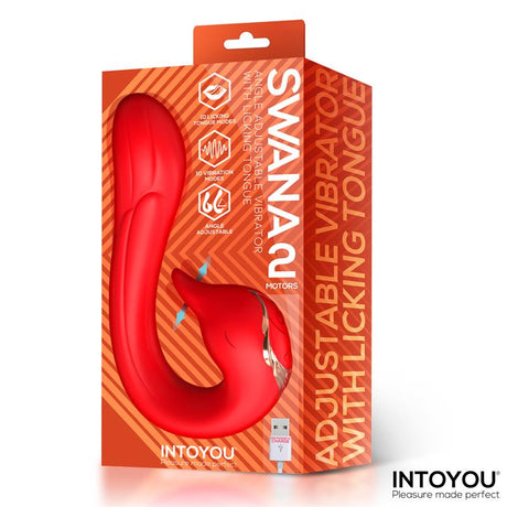 Swana Vibrator Licking Tongue with Angle Adjustable