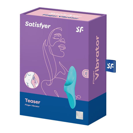Teaser Finger Vibrator Light Blue