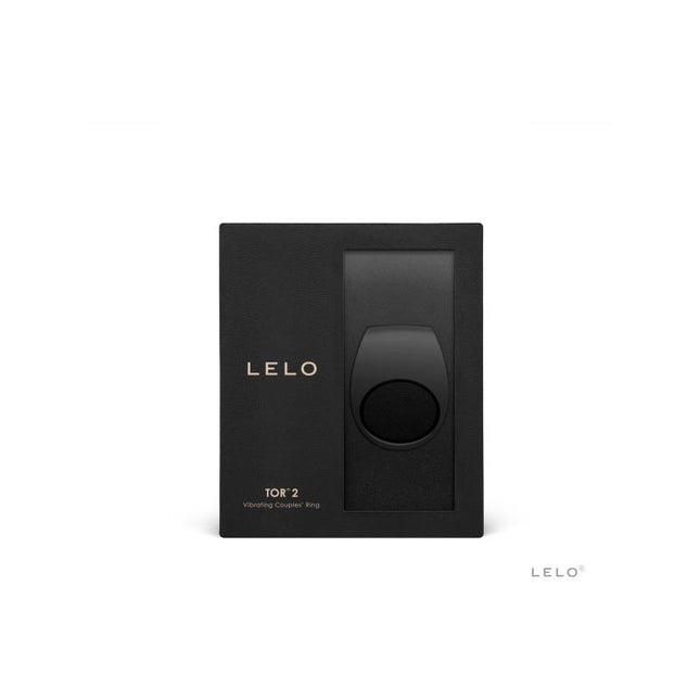 LELO TOR 2 Black – вибриращ пръстен за двойки, водоустойчив