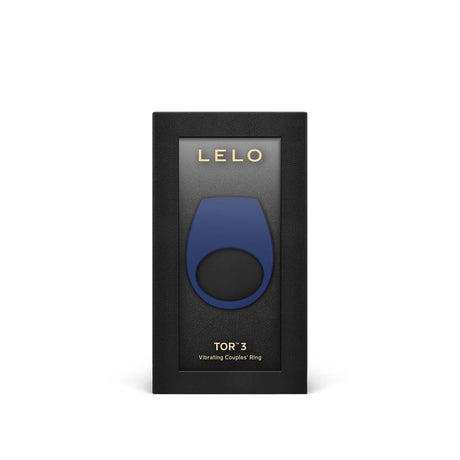 LELO Tor 3 – Вибриращ пръстен за двойки с управление през приложение, син