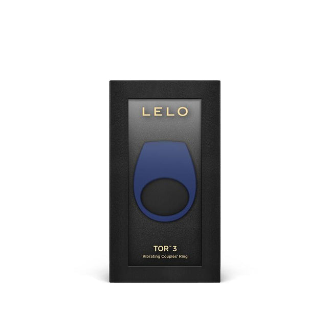 LELO Tor 3 – Вибриращ пръстен за двойки с управление през приложение, син