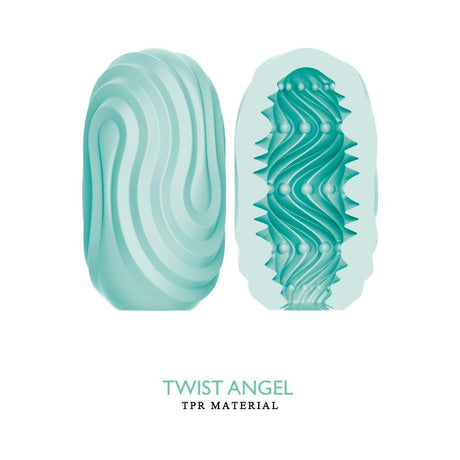 PRETTYLOVE Twist Angel Cupid X – мастурбатор яйце с еластична текстура